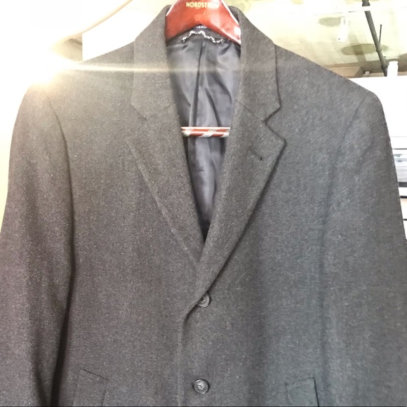 Nautica Other - Men’s Charcoal Wool Dress Overcoat
